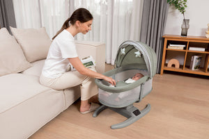 Mastela Swing H multi - motion baby cradle Green Birth to 36M - 8401