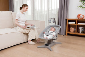 Mastela Swing X multi - motion baby cradel Dark Grey Birth to 36M - 8303