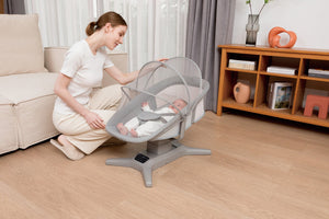 Mastela Swing X multi - motion baby cradel Dark Grey Birth to 36M - 8303