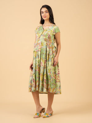 Matcha Maternity and Nursing Dress - S Maternity Casual Dress