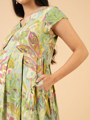 Matcha Maternity and Nursing Dress - S Maternity Casual Dress