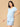 Maternity and Nursing Top - Blue Melange - MAT - NIA - BLSLB - S