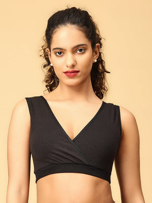 Maternity Nursing Sleep Bra - Black - MSPBR-BLK-S