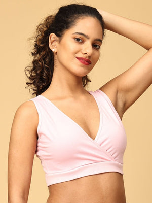 Maternity Nursing Sleep Bra - Rose Pink - MSB-PNK-S