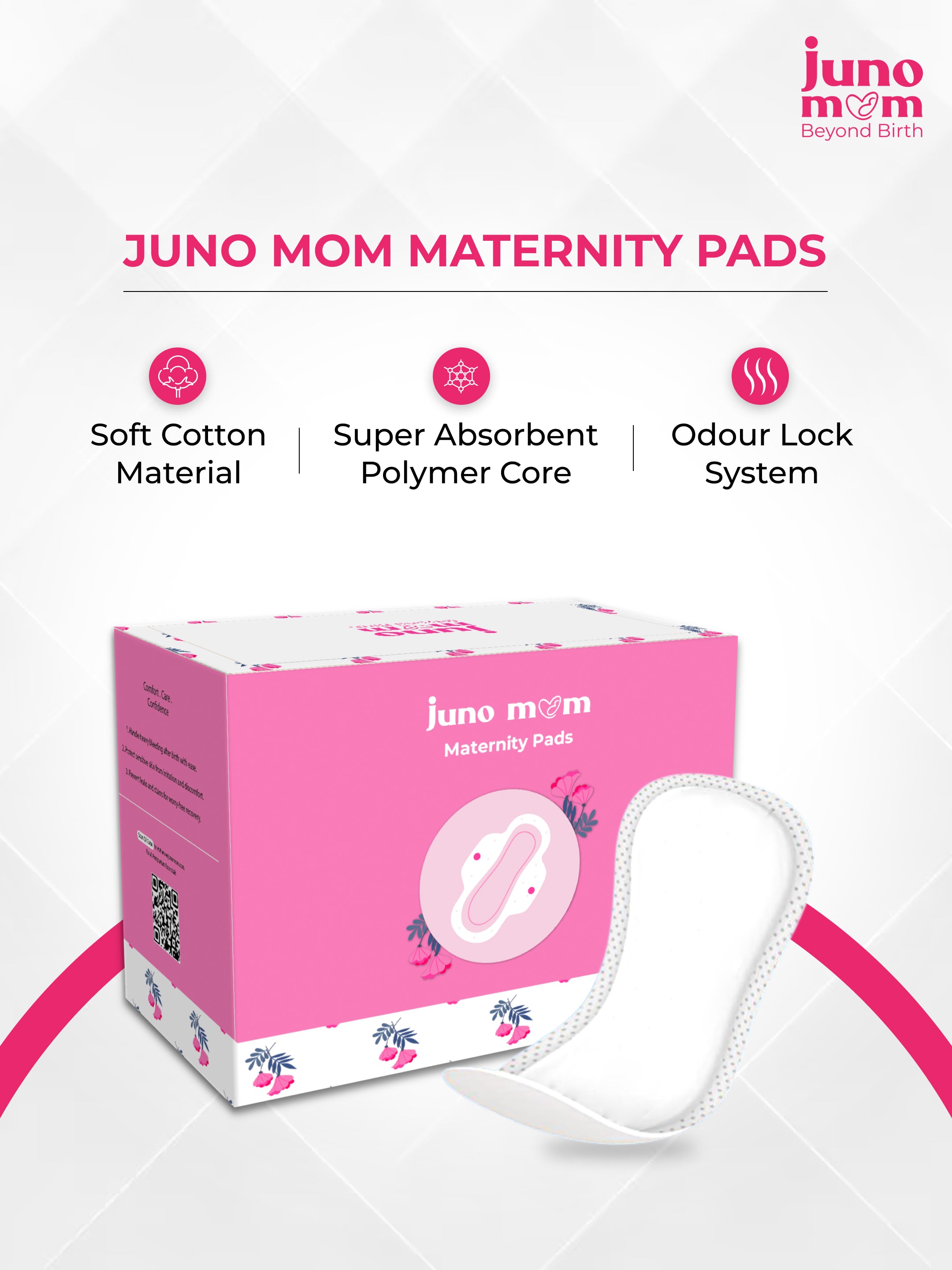 Juno Mom Maternity Combo- Maternity Pads+ Disposable Underwear