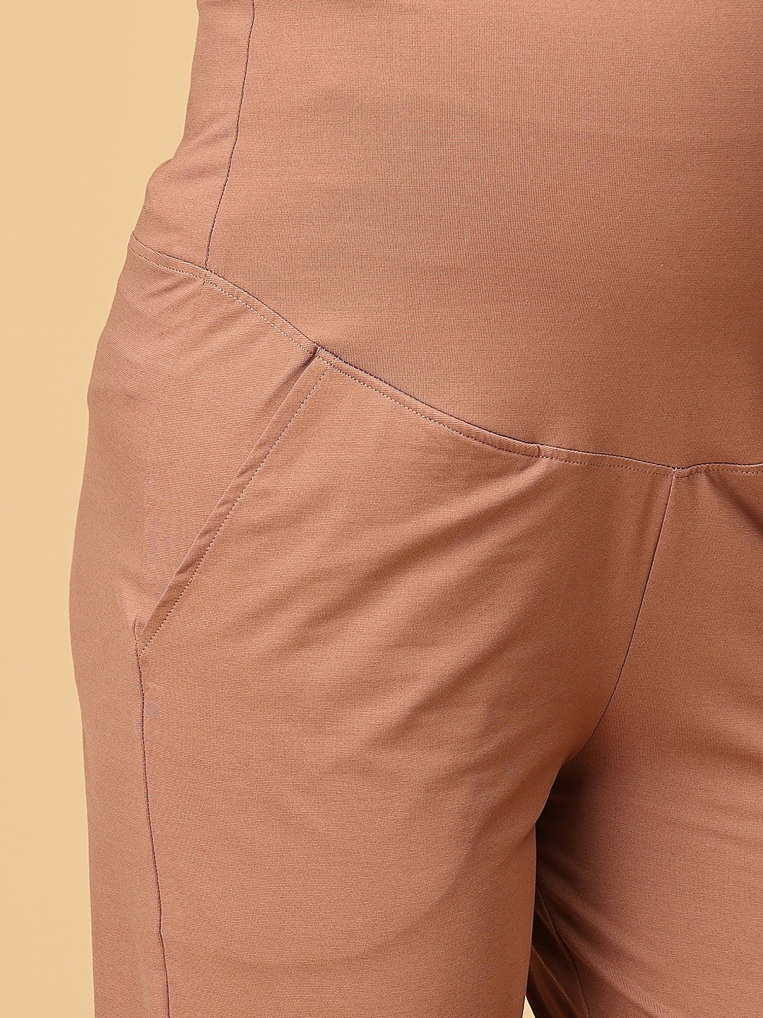Mauve Dynamic Maternity Yoga Trackpants - PYJ - AN - MDYN - S
