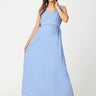 Maya Blue with Sequins Maternity Gown - DRS-MABSQ-S