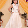 Mayur Dhaga Girls Embroidered Lehenga Set - KES - BK - MYRDG - 0 - 6