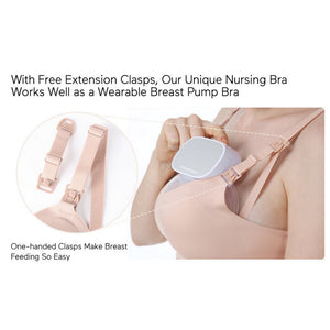 Momcozy Maternity Accessory YN21 Nursing Bra Skin Color - The Mom Store