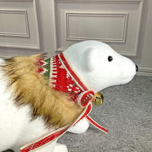 Medium Snow Polar Bear, Christmas winterland Décor and Christmas Decoration - 