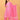 Full-length front view of pink maternity and nursing kurta set with matching dupatta and straight pants.
