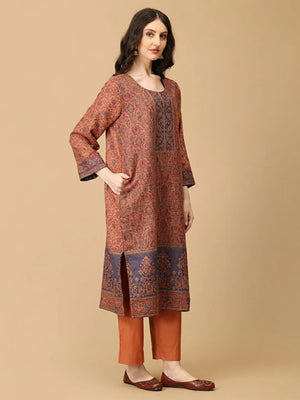 Mehrani Roop Women's Cashmilon Kurta Set with Shawl - S Womens Ethnic Set