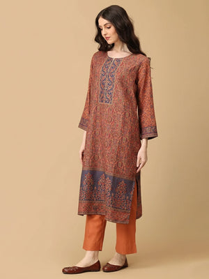 Mehrani Roop Women's Cashmilon Kurta Set with Shawl - WES - SK - MEHRW - S