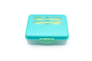 Melii 2 Tier Bento Lunch Box - Blue, Mint, Lime - 21510