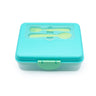 Melii 2 Tier Bento Lunch Box - Blue, Mint, Lime - 21510
