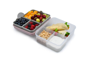 Melii 2 Tier Bento Lunch Box - Pink, Purple, Grey - 21500