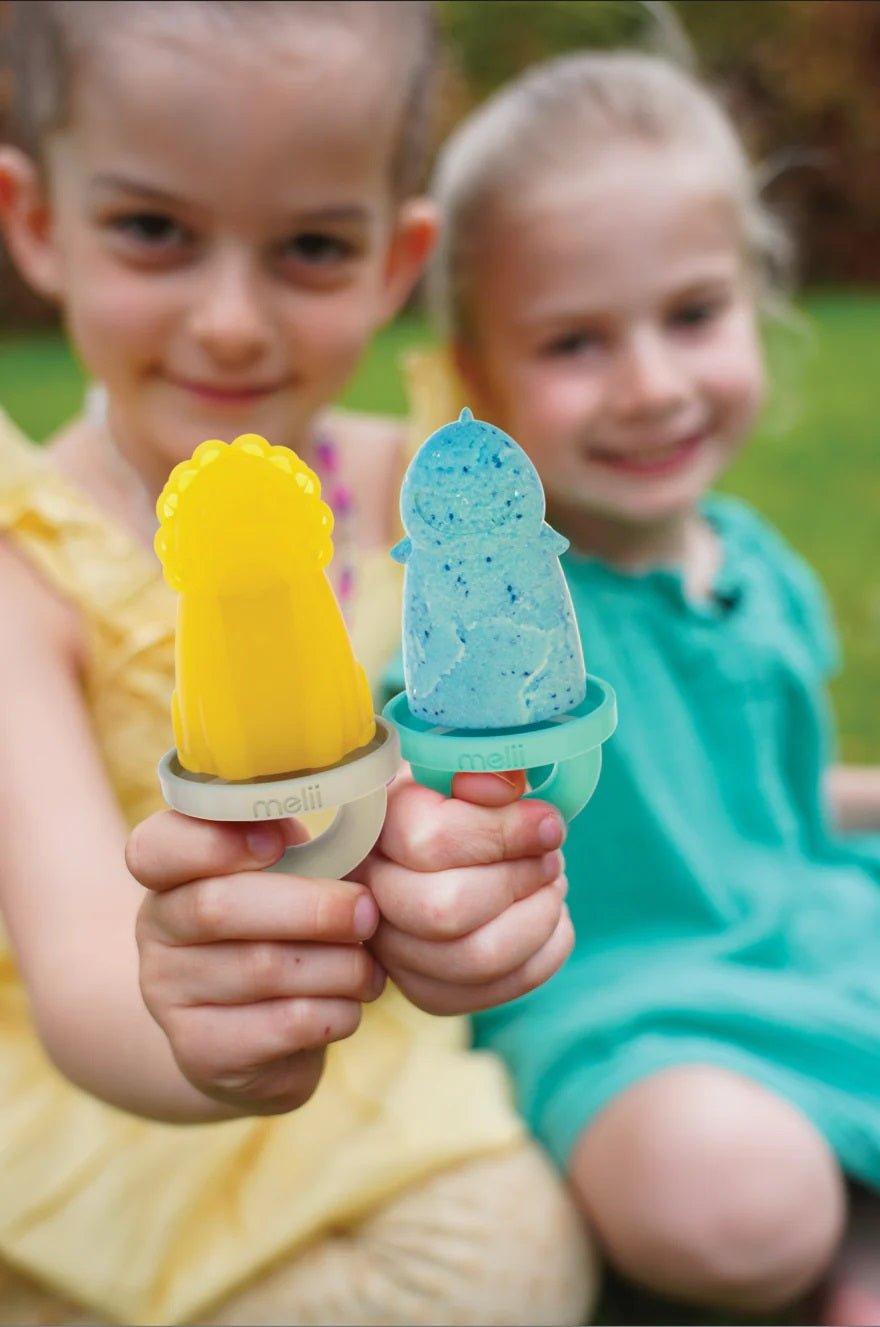 Melii 6 Piece Animal Ice Pops with Tray Multicolor - 19300