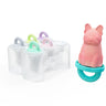 Melii 6 Piece Animal Ice Pops with Tray Multicolor - 19300