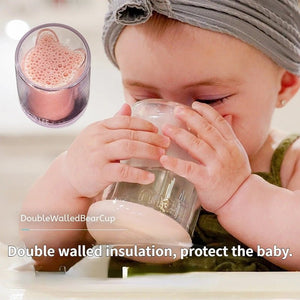 Melii Double Walled Bear Cup 1 Pack - Pink - 13510