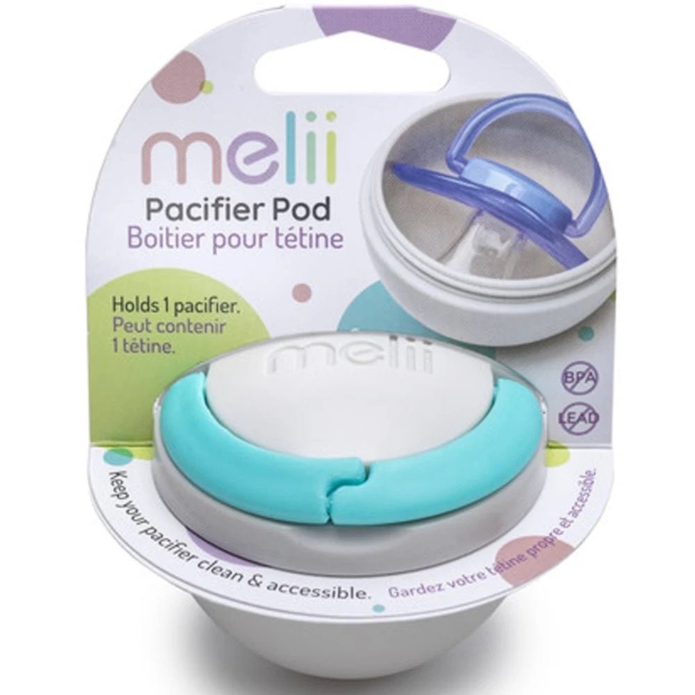 Melii Pacifier Pod - 1 Pack Grey & Blue - 10800