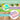 Melii Puzzle Container - 1 pack Lime, Mint & Blue - 15100