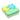 Melii Puzzle Container - 1 pack Lime, Mint & Blue - 15100