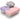 Melii Puzzle Container - 1 pack Purple, Grey & Pink - 15200