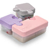 Melii Puzzle Container - 1 pack Purple, Grey & Pink - 15200