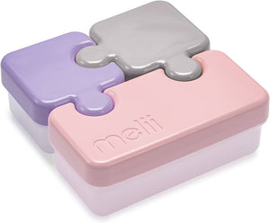 Melii Puzzle Container - 1 pack Purple, Grey & Pink - 15200
