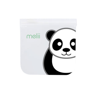 Melii Reusable Eva Animal Snack Bags - 4 pack Multicolor - 21220