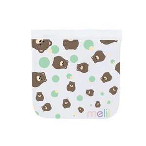 Melii Reusable Eva Animal Snack Bags - 4 pack Multicolor - 21220