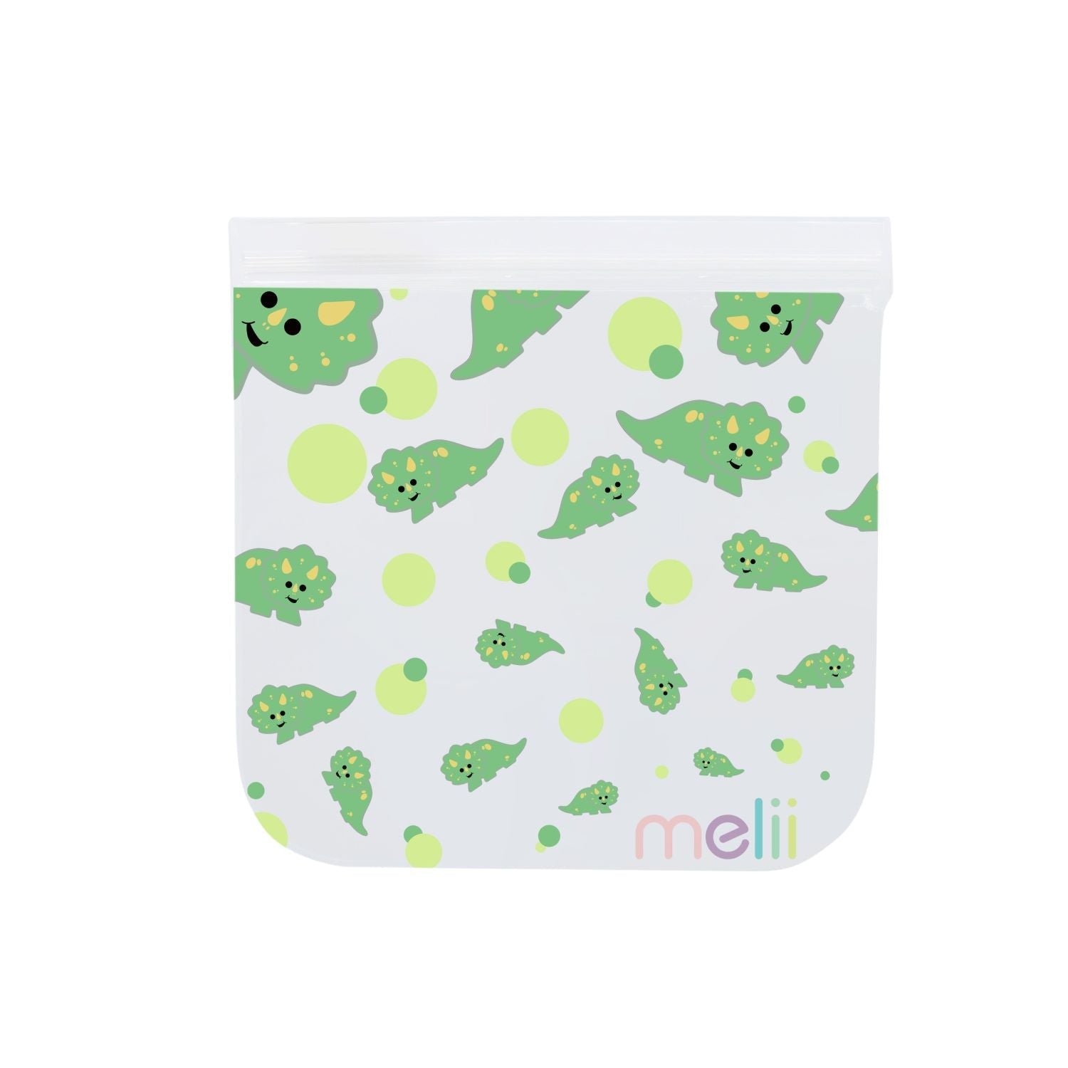 Melii Reusable Eva Animal Snack Bags - 4 Pack Multicolor - 21230