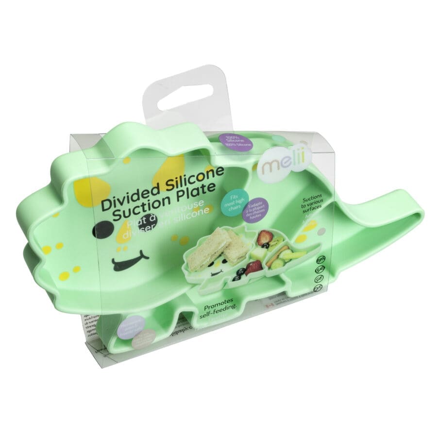 Melii Silicone Divided Plate - Mint - 17200