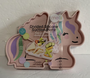 Melii Silicone Divided Plate - Pink - 17300