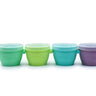 Melii Silicone Snap & Go Pods (4oz) - 4 piece set Multicolor - 10450