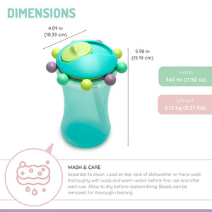 Melii Sippy Cup - Abacus - 1 pack - Blue - 12000