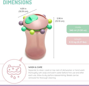 Melii Sippy Cup - Abacus - 1 pack - Pink - 12100