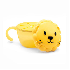 Melii Snack Container with Finger Trap Lion - Yellow - 18300