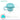 Melii Snack Container with Finger Trap - Shark Teal - 18400