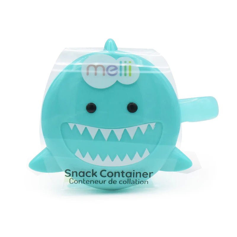 Melii Snack Container with Finger Trap - Shark Teal - 18400