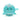 Melii Snack Container with Finger Trap - Shark Teal - 18400