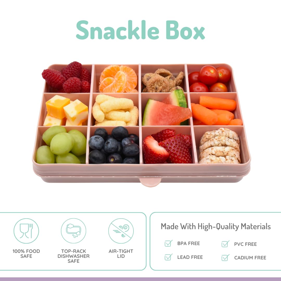 Melii Snackle Box - Pink - 18800