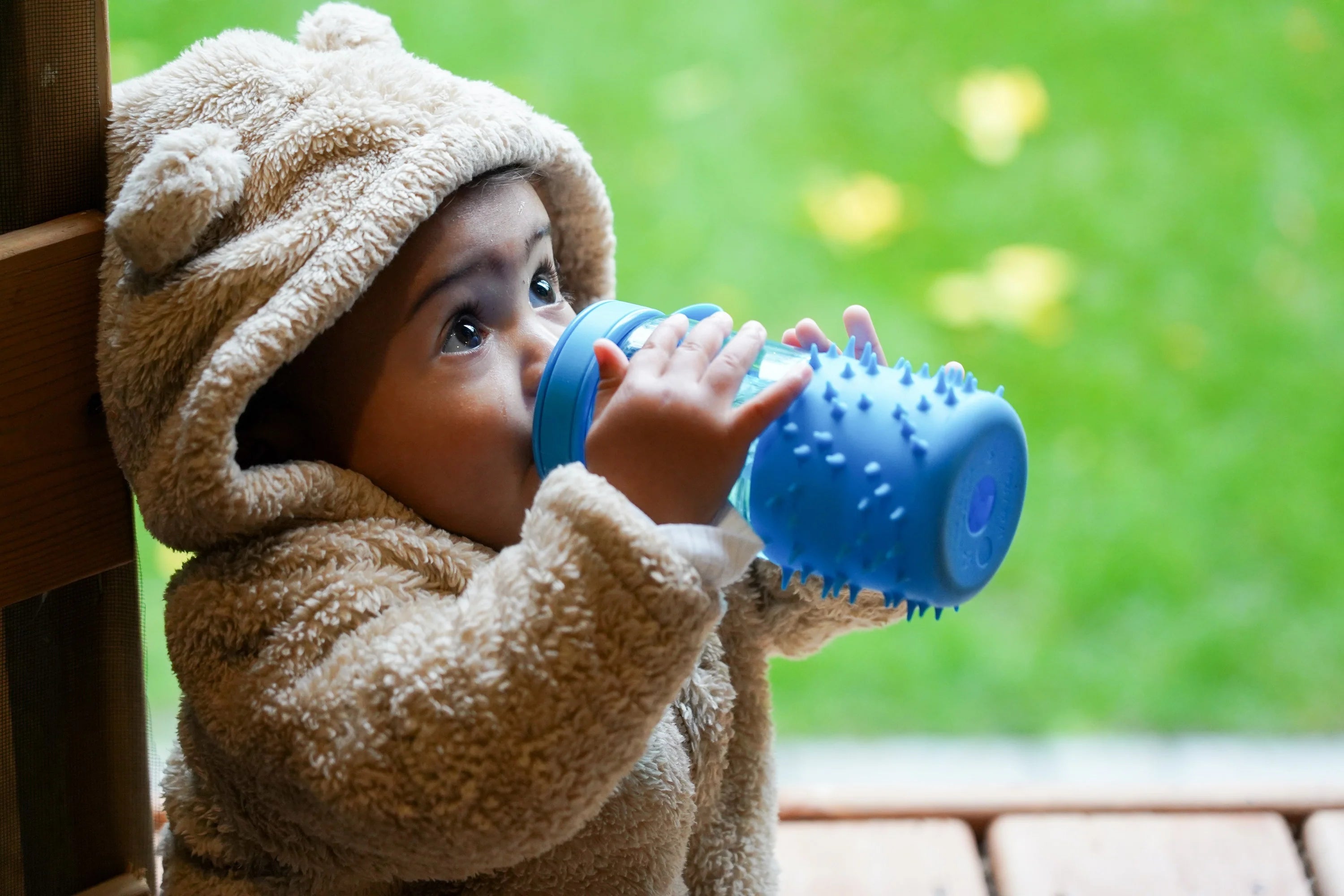 Melii Spikey Water Bottle - Blue - 13311