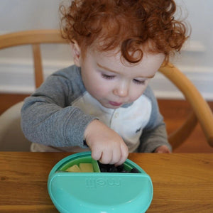 Melii Spin Snack Container - Blue/Mint - 18700
