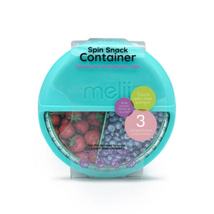 Melii Spin Snack Container - Blue/Mint - 18700