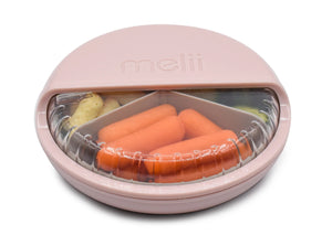 Melii Spin Snack Container - Pink/Grey - 18600