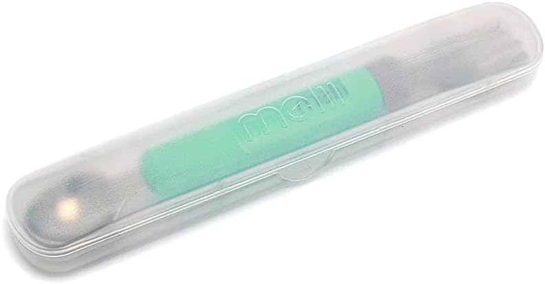 Melii Spork On the Go With Case Mint & grey - 11250