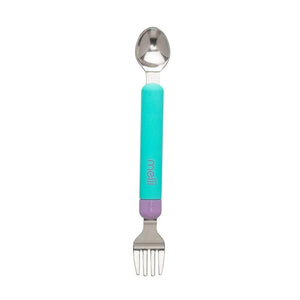 Melii Spork On the Go With Case Pink & purple - 11100