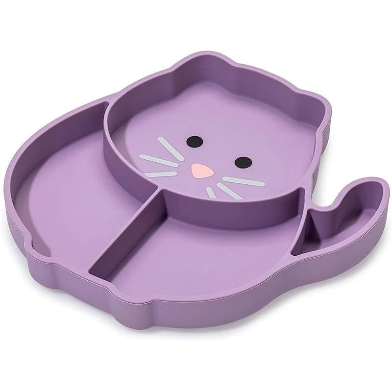 Melli Silicone Divided Plate - Purple - 17600