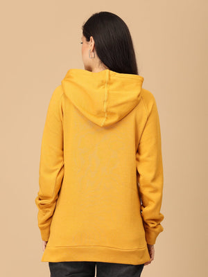 Mellow Yellow Maternity and Nursing Sweatshirt Hoodie - MNSWT - SD - MLYLW - S
